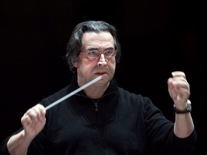 El director Riccardo Muti.