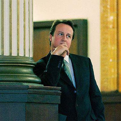 El líder conservador británico David Cameron.