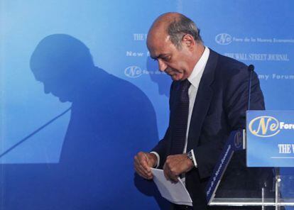 Gerardo Díaz Ferrán, en una acto cuando era presidente de la CEOE.