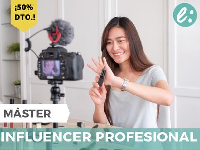 Máster Online en Influencer Profesional. 50% de DTO.