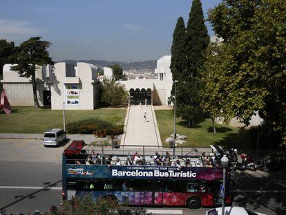 La Fundació Miró, a Montjuïc. 