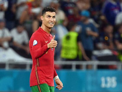 Cristiano Ronaldo, en un partido con Portugal