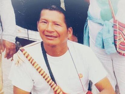 El gobernador indígena del Cabildo Kicwa Bajo Remanso, Pablo Panduro Coquinche.