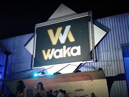 Una imgen de la discoteca Waka.