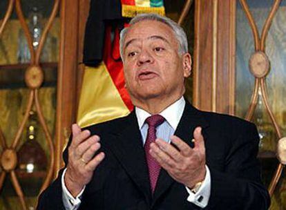 El ex presidente de Bolivia Gonzalo Sánchez de Lozada, en una foto de archivo del año 2003