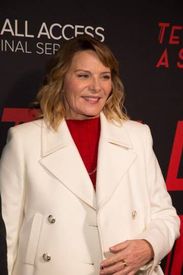 La actriz Kim Cattrall en un estreno en Nueva York en octubre de 2018.