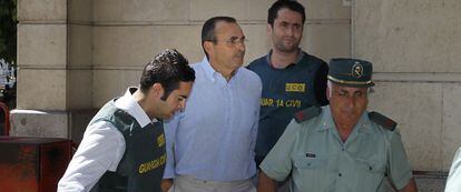El dueño de Fitonovo, Rafael González, el día de su detención en 2013.