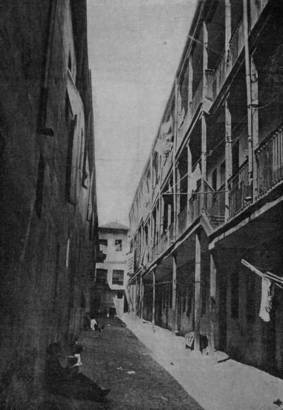 Otro barrio calificado de ‘insalubre’ por César Chicote. La tasa de mortalidad es de 31,79 por 1.000. En contraste, la del Retiro es solo del 19,07.