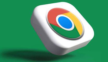 Logo de Google Chrome fondo