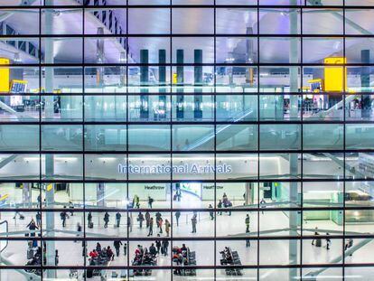 Terminal del aeropuerto londinense de Heathrow. 