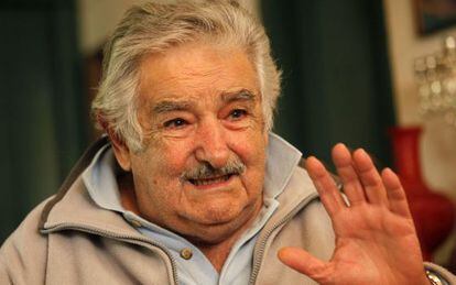 El presidente de Uruguay, Jos&eacute; Mujica, durante una visita reciente a China. 