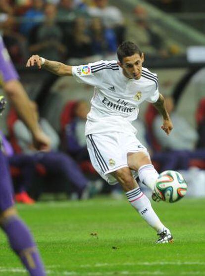 Di María, en el encuentro contra la Fiorentina.