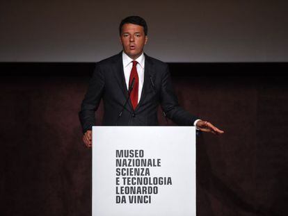 Ek primer ministro italiano, Matteo Renzi 