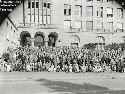 Uno de los eventos históricos del Congreso Internacional de Matemáticas.