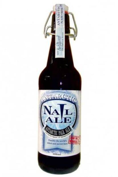 La cerveza más cara del mundo, Antarctic Nail Ale, entre los 700€ y 1475€.