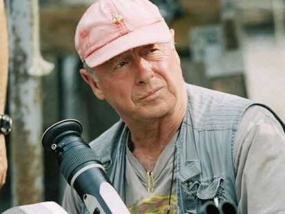 El director de cine Tony Scott durante un rodaje en 2006.