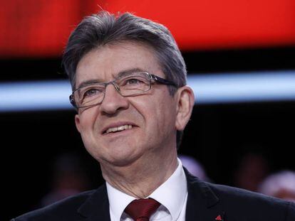 El candidato al El&iacute;seo de Francia Insumisa y exdirigente socialista Jean-Luc M&eacute;lenchon.   
