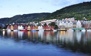 La ciudad noruega de Bergen.