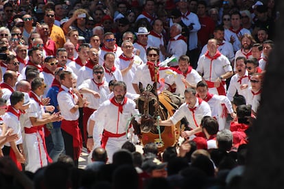 La fiesta de los Caballos del Vino, en Caravaca de la Cruz (Región de Murcia).