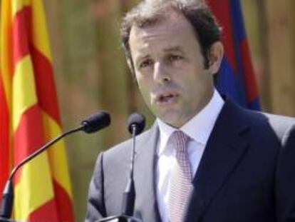 Sandro Rosell, nuevo presidente del Barça.