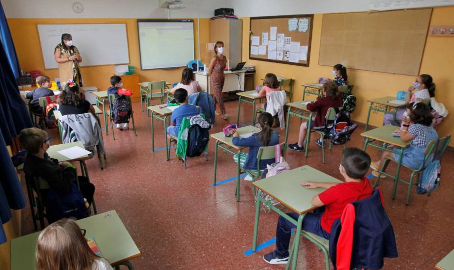 Una clase en Oviedo.