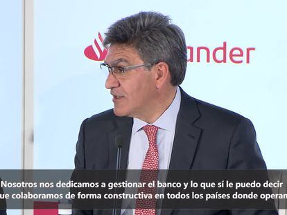 El CEO de Santander pide al nuevo Gobierno crecimiento "inclusivo" y control del déficit