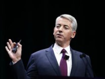 William Ackman, del hedge fund Pershing Square Capital Management, hoy en Nueva York.