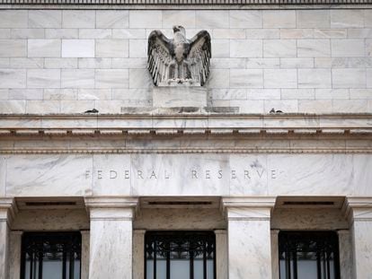 El edificio de la Reserva Federal se muestra el 2 de mayo de 2023 en Washington, DC.