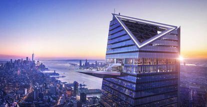 El Edge, el nuevo e imponente observatorio de Hudson Yards y que está llamado a ser el nuevo icono de la ciudad de los rascacielos.
