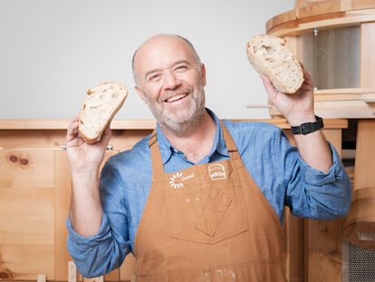 Ramón Garriga, fundador de Gluten Morgen, fotografiado la semana pasada en el laboratorio Cereal, en Barcelona.