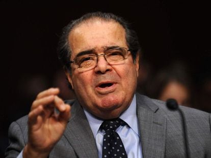 El juez Scalia en 2011.