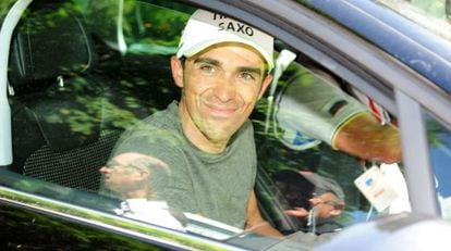 Contador, durante la pasada Ruta del Sur.