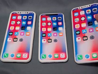 iPhone de 2018: comparan su aspecto real con prototipos impresos en 3D