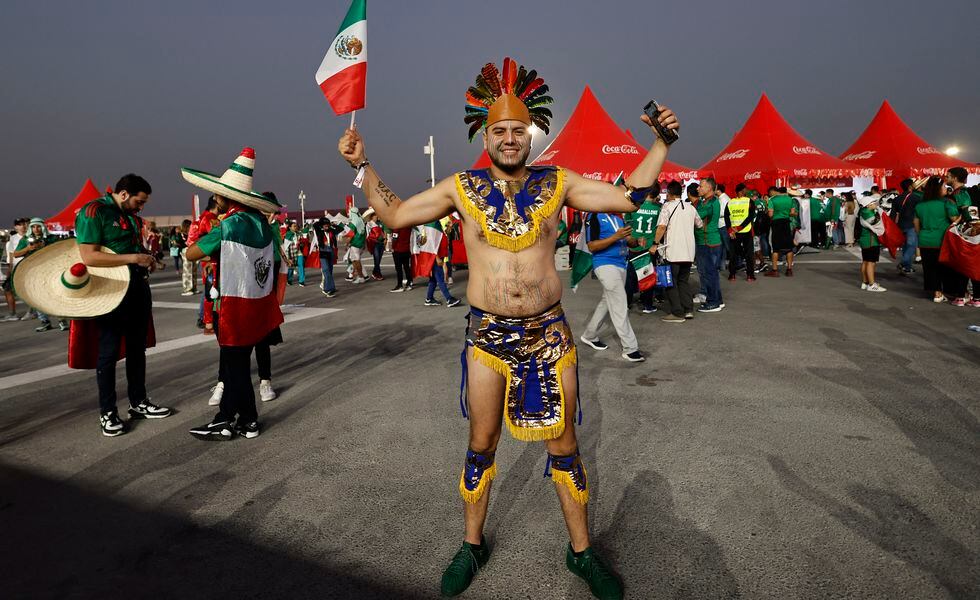 Los instantes previos al partido