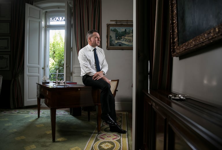 Niall Ferguson, escritor e historiador, en una imagen de archivo de 2018 en Madrid.