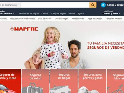 Mapfre se alía con Amazon para promocionar seguros en su web