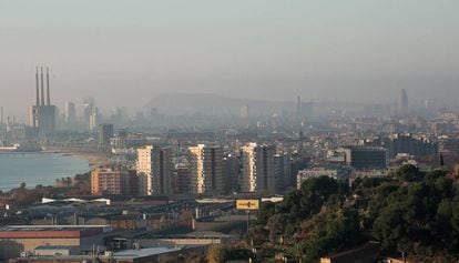 Contaminación en Barcelona.