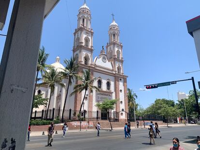 Catedral de Culiacán, en junio de 2022.