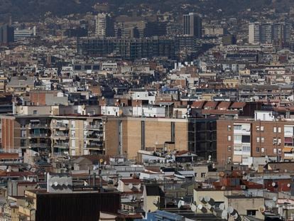 Viviendas del barrio de Poble-sec y Sant Antoni de Barcelona