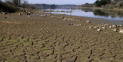 El embalse de Cecebre presenta niveles muy por debajo de los habituales.