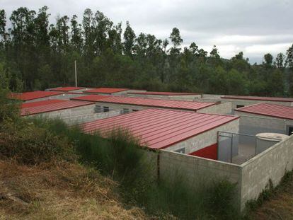 Instalaciones de la perrera de Armenteira, en Meis.