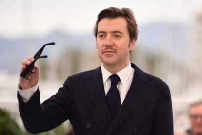 Albert Serra a la presentación en Cannes de 2019 de 'Liberté'.