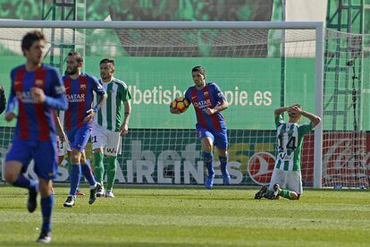 Luis Suárez, després de marcar el gol de l'empat.