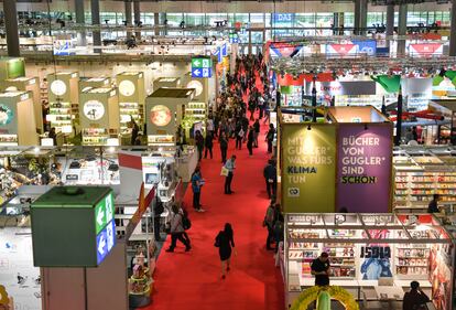Vista panorámica de la Feria de Fráncfort en la edición del año pasado, celebrada en octubre.