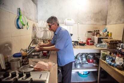 El sistema del acueducto del pueblo de Portugal.  La planta y algunos de sus beneficiarios.