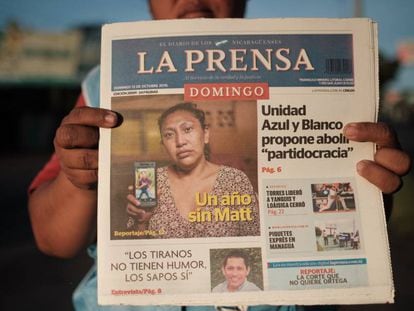 Ejemplar de octubre del diario 'La Prensa'.