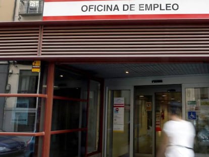 Oficina pública de empleo en Madrid.