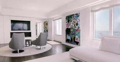 Arts Suite by We Collect, con obras del artista alemán Romain Blanck.