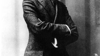 El escritor checo Franz Kafka, a los 23 años.