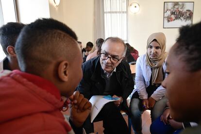 Chakib Benmusa, presidente de la Comisión Especial del Modelo de Desarrollo, en la localidad de Azrú (Marruecos) en febrero de 2020.